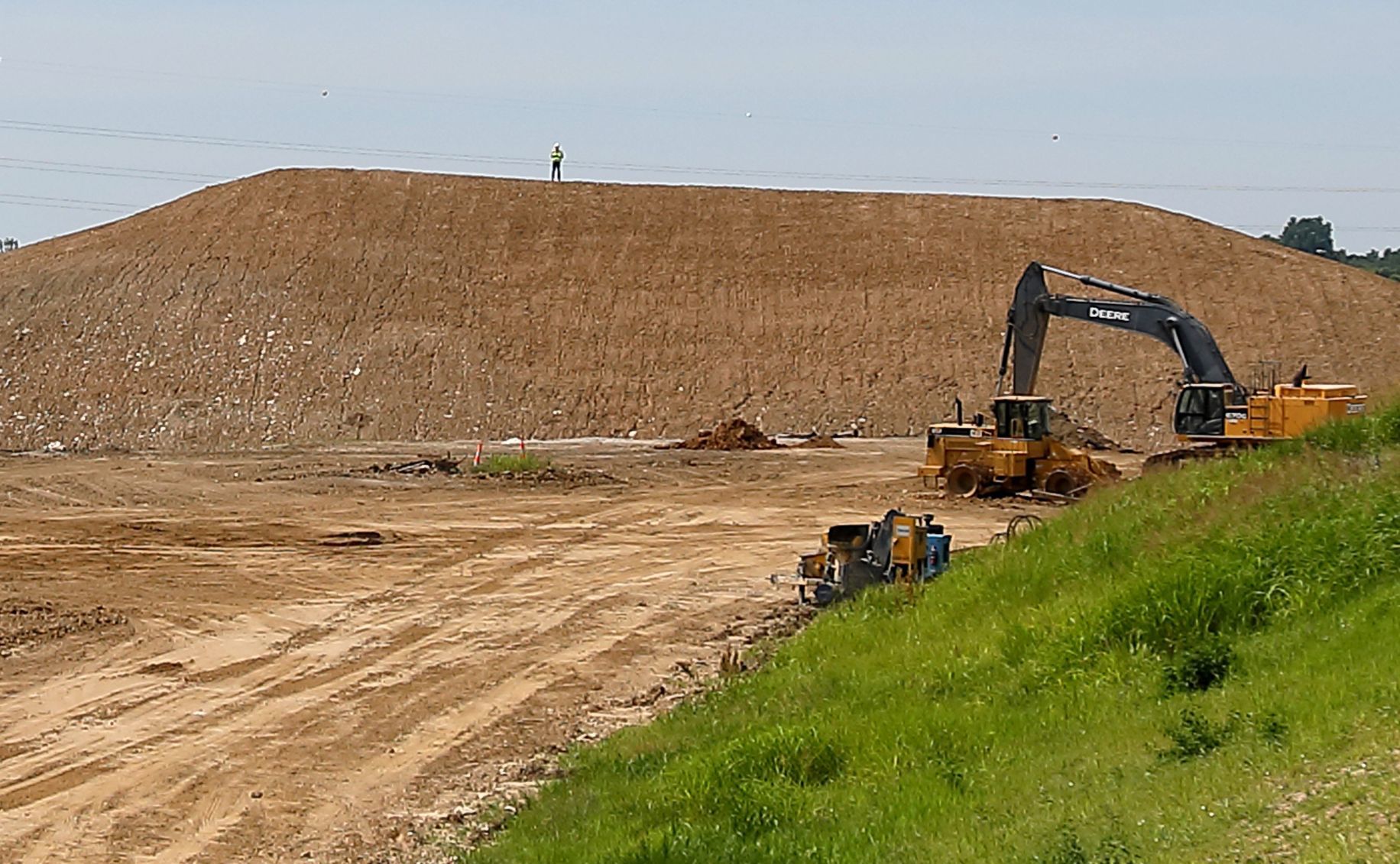 Early stages of Major League Soccer stadium construction in St. Louis